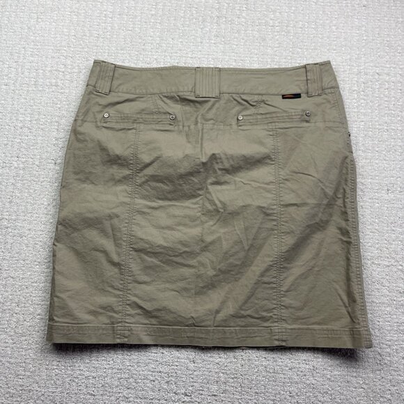 VTG Chlorophylle Skirt Women Sz 14 Beige Outdoor Made in Canada Casual - Picture 10 of 14